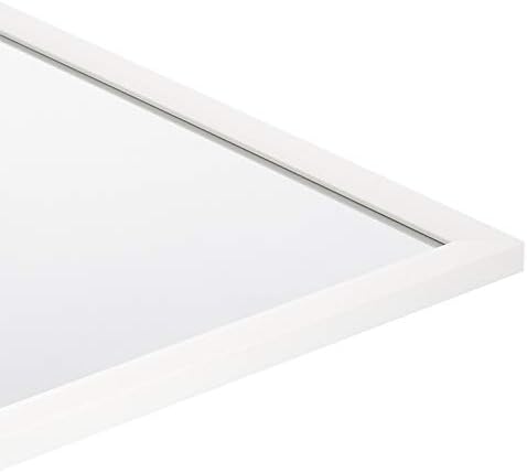 Amazon Basics Rectangular Wall Mount Mirror for Bedroom, Living Room, Entryway, 24" x 36", Standard Trim, White, Hangs Horizontally or Vertically - Image 3