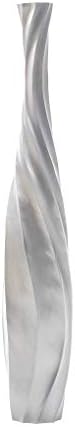 Leewadee Large Floor Vase 34 inches Mango Wood for Pampas Grass, Dried Flowers - Image 6
