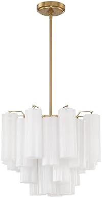Crystorama Addis 4 Light Aged Brass Chandelier by CrystoramaLighting