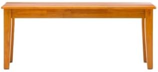 Boraam Shaker Bench, Oak 15 x 44 x 18 - Image 4