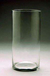 WGVI Quality Thick Weighted Clear Cylinder Glass Vases, 3" W x 10" H, Flower Bud Vase Skinny Narrow Floral Bouquet Container Centerpieces Tabletop Pen Brush Holder, Bulk Wholesale, 12 Pieces by WGVInternational-OpusGlassware