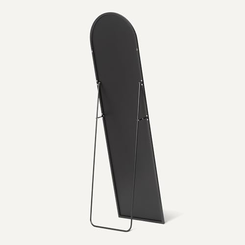 Amazon Basics Full Length Floor Mirror, 59" x 16" x 0.55", Black - Image 4