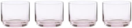 Lenox 897837 Tuscany Classics Stackable Short Glasses, Set Of 4, Blush by Lenox