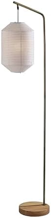 Antique Brass Floor Lamp - Keanu by Adesso