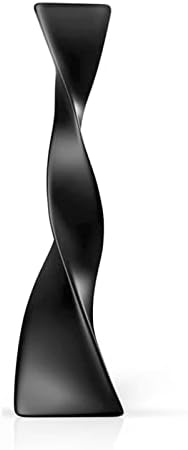 Decorative Vase Floor Vase Decoration Tall Ceramic Vase Modern Home Decors Twisted High Flower Vase for Shelf Home Decor Living Room Ceramic Vase Glass Vase Hydroponic Flower Vase ( Color : Type B Bla by Unknown