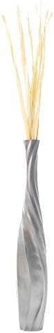 Leewadee Large Floor Vase 34 inches Mango Wood for Pampas Grass, Dried Flowers - Image 7