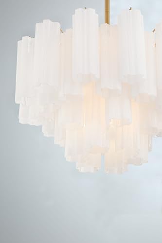 Crystorama Addis 9 Light Aged Brass Chandelier - Image 5