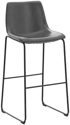 Waleaf 30 Inch Counter Height Bar Stools Set of 2, Faux Leather Bar Chairs - Image 5