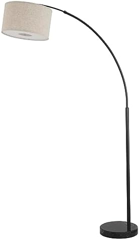 Major-Q Modern Arcing Floor Lamp - Tall Stand Up Arching Drum Shade - Large Contemporary Floor Lamp for Dining Rooms and Bedrooms - Corner Lamp for Office Lighting and Home Decor - Image 7