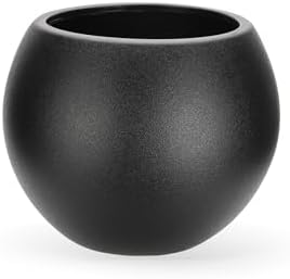 Large Round Planter,Planters for Indoor Plants & Outdoor,Durable Plastic Material Sphere Planter with Drainage Hole & Rubber Plug Weather Resistant,Plant Pot by Designedforplantlovers%E2%80%A6