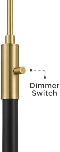 Baltar 68 1/2" Tall Dome Shade Brass and Black Arc Floor Lamp - Image 5
