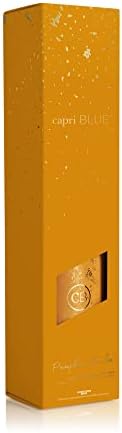 Capri Blue Glimmer Reed Diffuser Set - Includes Diffuser Sticks, Scented Oil, and Decorative Glass Bottle - Home Decor Room Freshener - Capri Blue Home Fragrance - Pumpkin Dulce (8 fl oz) - Image 2