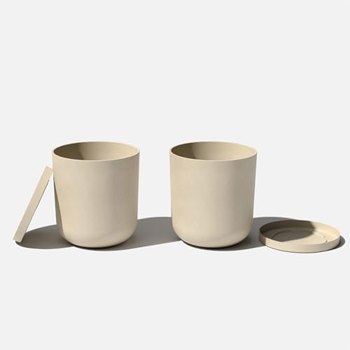 Veradek Mason Series Lima Planter & Drip Tray - Large Round Outdoor Planter - Image 6