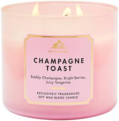 Bath & Body Works 3-Wick Candle, Champagne Toast, Soy Wax Blend by BathBodyWorks