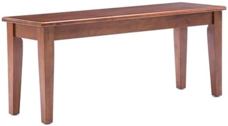 Boraam Shaker Backless Wood Bench - Cocoa Walnut by Boraam