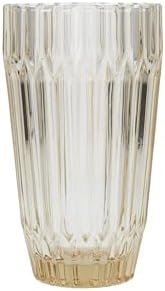 Fortessa Archie Glass Drinkware, Iced Beverage Glass (Set of 6), 15 Ounce, Ginger Gold by Unknown