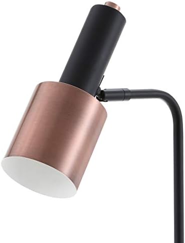 JONATHAN Y Brady Metal LED Task Table Lamp 22" Desk Light, Copper/Black - Image 6