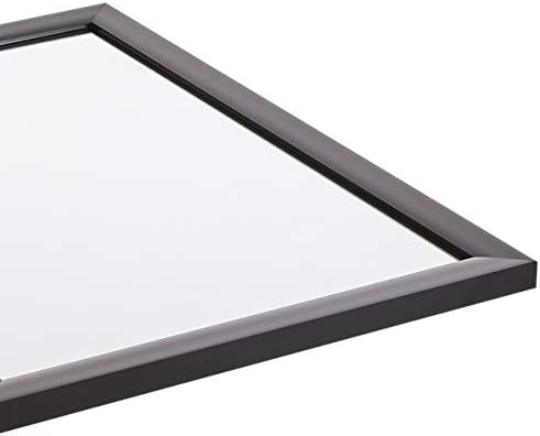 Amazon Basics Rectangular Wall Mount Mirror for Bedroom, Living Room, Entryway, Standard Trim, 20" x 28", Black - Image 3