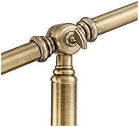 Dawson Antique Brass Adjustable Boom Arm Pharmacy 55" Tall Floor Lamp - Image 7