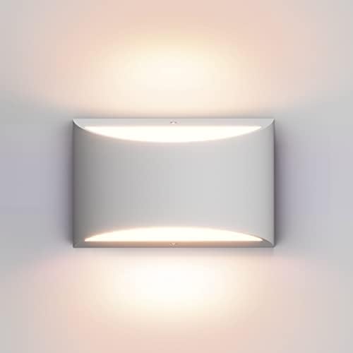 Aipsun Aluminum Modern Indoor LED Wall Sconce Interior Wall Lights 1 Pack Hardwired Up and Down Wall Mount Light for Living Room Bedroom Hallway Corridor Warm White 3000K(with G9 Bulbs) by Aipsun