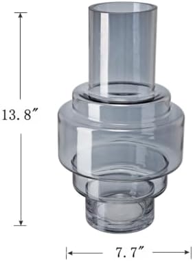 Tall Tapered Glass Vases for Centerpieces, Flowers Vase Set Home Decor - Image 7