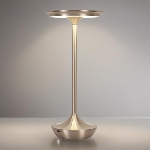 Rechargeable Cordless Table Lamp, Silver by XIHCordlessTableLamp