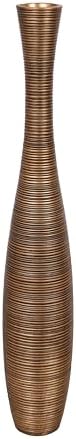 Leewadee Large Floor Vase 34 inches Polyresin for Pampas Grass, Dried Flowers - Image 3