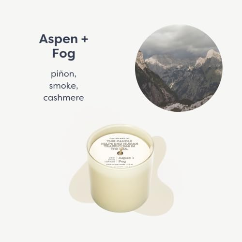 Calyan Wax Co. Dignity Series Aspen & Fog Scented Candle - 35 Hour Burn - Image 2