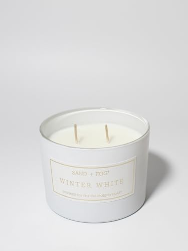Sand + Fog Scented Candle - Winter White – Additional Scents and Sizes – 100% Cotton Lead-Free Wick - Luxury Air Freshening Jar Candles - Perfect Home Decor – 12oz - Image 3