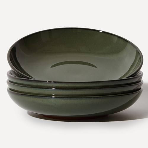 Pokini 8.75'' Ceramic Pasta Bowls Set of 4, Salad Bowls Pasta Serving Bowls by Pokini