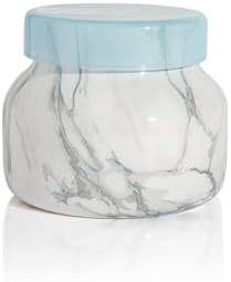 Capri Blue Modern Marble Jar Candles - Luxury Scented Candles for Home - Long Lasting Soy Wax Blend - Scented Home Decor Gifts - Blue Jean (8 oz) by Unknown