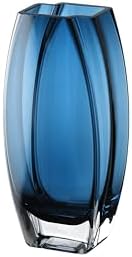 Glass - Vase - Blue - Teal - 8" Height - Heavy Durable - Made in Europe - by Barski by Barski