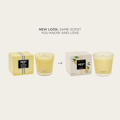 NEST New York Scented 3-Wick Candle, Sunlit Yuzu & Neroli - 21.2 oz - Up to 100-Hour Burn Time - Reusable Glass Vessel - Image 2