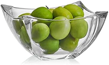 Mikasa Baron Crystal Square Bowl, 8 Inch (Pack of 4) - Image 4