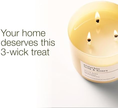 Bath & Body Works 3-Wick Candle, Pistachio Milk & Honey, 14.5 oz, 2 Pack - Image 2