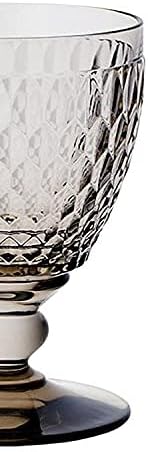 Boston Wine Goblet Box Set of 4 by Villeroy & Boch - Dishwasher Safe - Made in Germany - Smoke Gray Crystal Glass - Perfect for Red Wine, White Wine, Cocktails, and More - 14 Ounce Capacity - Image 3