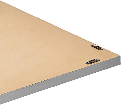 Amazon Basics Rectangular Wall Mount Mirror for Bedroom, Living Room, Entryway, 24" x 36", Standard Trim, Nickel, Hangs Horizontally or Vertically - Image 4