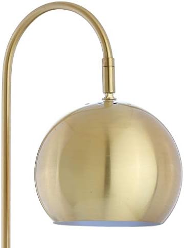 JONATHAN Y Stephen Arched 23.5" LED Task Table Lamp, Brass Gold/White - Image 5