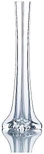 WGV Eiffel Tower Vase, Open 0.75", Height 12", (Multiple Sizes Choices) Clear Glass Floral Container with Sturdy Base, Flower Centerpiece for Wedding Event Home Decor, Arts Crafts, 1 Piece by WGVInternational-OpusGlassware