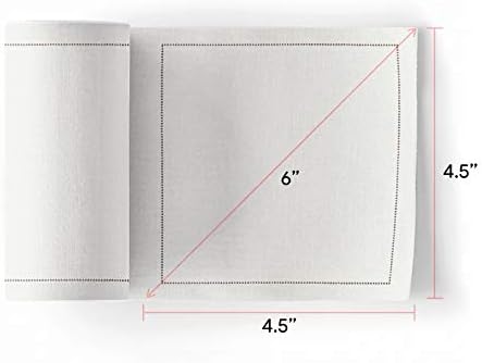 Linen Cocktail Napkin - 4.3 x 4.3 in - 50 units per roll - Intense Grey - Image 6