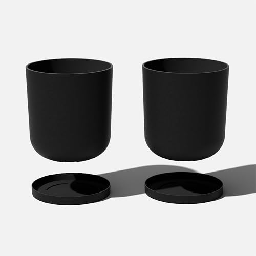 Veradek Mason Series Lima Planter & Drip Tray - Large Round Outdoor Planter - Image 7