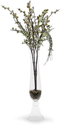 WGV Trumpet Glass Vase Bulk, Open Width 5.7", Height 30", (Multiple Sizes Choices) Clear Large Floral Planter Centerpiece, Wedding Event Home Decor, 2 Pieces (VTR0530) - Image 3