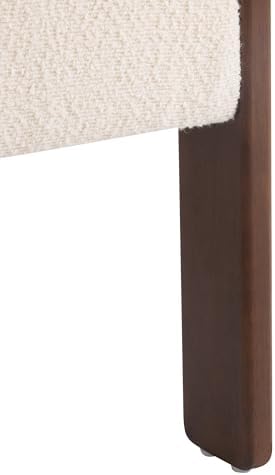 Christopher Knight Home Nettie Modern Accent Chair for Living Room, Boucle Fabric Single Lounge Sofa Chair with Wooden Frame, Comfy Reading Chair for Bedroom, Lounge Armchair with Soft Cushion, Beige - Image 5