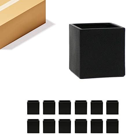 WGV Ceramic Cube Vase Bulk Width 4" Height 4" (Fits 3" Pot) Elegant Modern Block Square Floral Planter Terrarium Container Table Dresser for Event Accent Home Office Decor Black 12 Pieces by WGVInternational-OpusGlassware