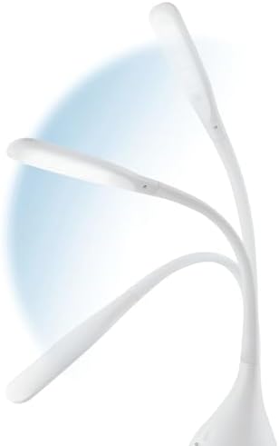 OttLite Creative Curves LED Desk Lamp, White - Image 5