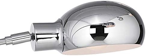 Infini 78" Tall 5-Light Marble Chrome Modern Arc Floor Lamp - Image 3