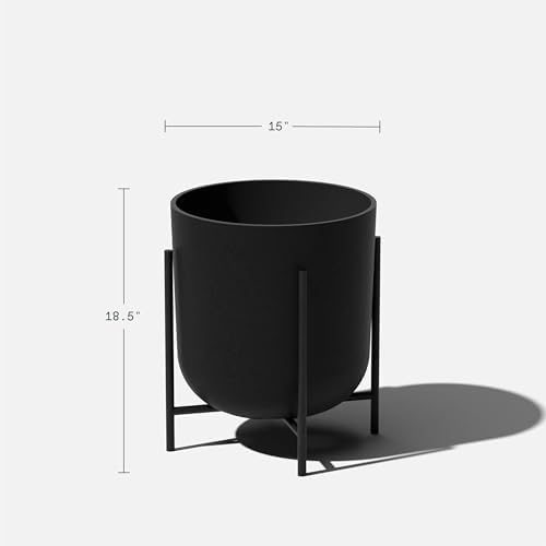 Veradek Mason Series Raised Lima Planter - Round Planter with Stand - Image 3