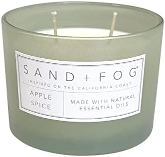 Sand + Fog Scented Candle - Apple Spice – Additional Scents and Sizes – 100% Cotton Lead-Free Wick - Luxury Air Freshening Jar Candles - Perfect Home Decor – 12oz - Image 2