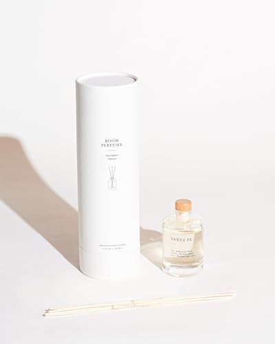 Brooklyn Candle Studio Reed Scent Diffuser - Santa Fe - Relaxing Oil Diffuser, Cactus, Wild Sage & Juniper Fragrance, 8 Rattan Diffuser Reeds, Clean Ingredients - 3.7oz - Image 2