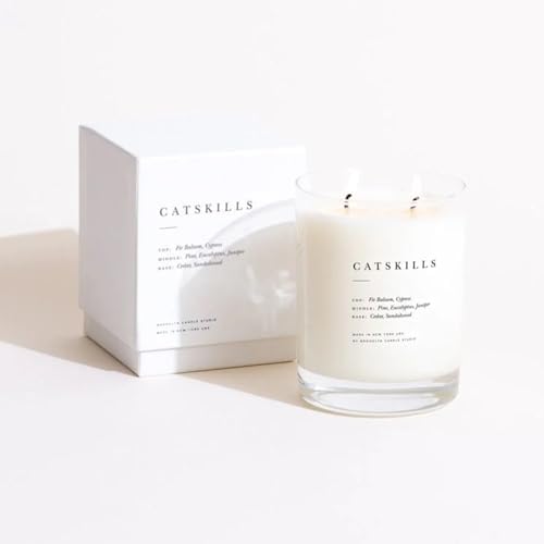 Brooklyn Candle Studio Catskills Classic 2 Wick Candle - Luxury Scented Candle, Vegan Soy Wax, Hand Poured in The USA, 70 Hour Slow Burn Time - 13oz - Image 2